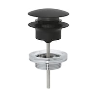Grohe Lavabo Sifon Bas Aç Tapa Takımı Phantom Black - 29510kf0 Grohe Lavabo Sifon Bas Aç Tapa Takımı Phantom Black - 29510kf0