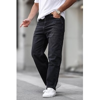 Madmext Siyah Erkek Yıkamalı Baggy Jean 7216-siyah Siyah Madmext Siyah Erkek Yıkamalı Baggy Jean 7216-siyah Siyah