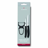 Victorinox Soyma Bıçağı Seti 3 Parça Siyah Victorinox Soyma Bıçağı Seti 3 Parça Siyah