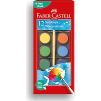 Faber-Castell Suluboya 12 Renk Büyük Boy Faber-Castell Suluboya 12 Renk Büyük Boy
