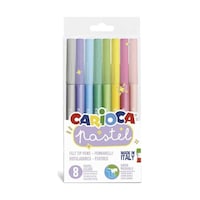 Carioca Pastel Süper Yıkanabilir Keçeli Kalem 8 Adet Carioca Pastel Süper Yıkanabilir Keçeli Kalem 8 Adet
