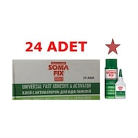 Somafix Soma Fıx 400ml+100gr Hızlı Yapıştırıcı 24 ADET Somafix Soma Fıx 400ml+100gr Hızlı Yapıştırıcı 24 ADET