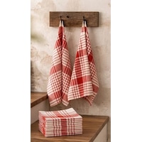 Leke Ve Hav Bırakmayan %100 Pamuklu 10'lu Lüks Mutfak Kurulama & Servis Bezi Seti 50x70 Cm Kırmızı Leke Ve Hav Bırakmayan %100 Pamuklu 10'lu Lüks Mutfak Kurulama & Servis Bezi Seti 50x70 Cm Kırmızı