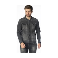 Cedy Denim Cedy Denım Erkek Slim Fit Kot Mont C307 001 Cedy Denim Cedy Denım Erkek Slim Fit Kot Mont C307 001