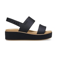 Crocs 211802-0rı Brooklyn Matte Wrap Low Wedge Kadın Sandalet Siyah Crocs 211802-0rı Brooklyn Matte Wrap Low Wedge Kadın Sandalet Siyah