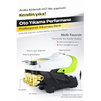 Okaoda Sn003 Güçlü Su Basıncı, 200 Stator Motor, Su Basınç Göstergesi, Kömürsüz İndüksiyon Motoru. 145bar