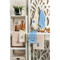 Formeya 6'lı Mutfak Kurulama Bezi Waffle Desen 40x60 Cm 6 Adet Mavi