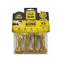 Delibon Deri Press Köpek Kemik 7 Cm Xs Boy 4'lü Paket Naturel Delibon Deri Press Köpek Kemik 7 Cm Xs Boy 4'lü Paket Naturel