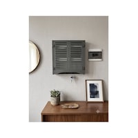 Elektrik Pano Düzenleyici Duvar Düzenleyici Ahşap Dekoratif Antrasit Kutu Anahtarlık Düz Çizgi Gri Elektrik Pano Düzenleyici Duvar Düzenleyici Ahşap Dekoratif Antrasit Kutu Anahtarlık Düz Çizgi Gri