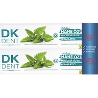 Dermokil Dk Dent Nane Özlü Mucizevi Kil ile Ferahlatıcı Diş Macunu 2 x 75 ML Dermokil Dk Dent Nane Özlü Mucizevi Kil ile Ferahlatıcı Diş Macunu 2 x 75 ML