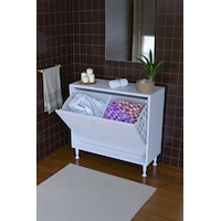 Eliusta Sare 85 Cm Beyaz Sepetli Banyo Dolabı,mutfak Dolabı 85x75x32,5 Cm Oyuncak Sepeti Çok Amaçlı Dolap Beyaz Eliusta Sare 85 Cm Beyaz Sepetli Banyo Dolabı,mutfak Dolabı 85x75x32,5 Cm Oyuncak Sepeti Çok Amaçlı Dolap Beyaz