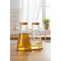Reoona 2 Adet Masterchef Borosilikat Cam 900ml Yağdanlık Stand Hediyeli Şeffaf Reoona 2 Adet Masterchef Borosilikat Cam 900ml Yağdanlık Stand Hediyeli Şeffaf