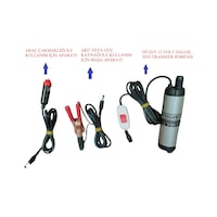 12 Volt Çakmaklık Ve Akü Maşalı Dalgıç Mazot Aktarma Sıvı Trans 12 Volt Çakmaklık Ve Akü Maşalı Dalgıç Mazot Aktarma Sıvı Trans