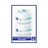 Nivea Soft Nemlendirici El Yüz ve Vücut Bakım Kremi Jojoba Yağı E Vitamini Pürüzsüz Cilt 2 x 300 ML Nivea Soft Nemlendirici El Yüz ve Vücut Bakım Kremi Jojoba Yağı E Vitamini Pürüzsüz Cilt 2 x 300 ML