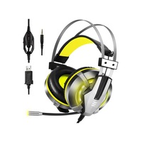Eksa E800 Gaming Kulaklık Oyuncu Kulaklığı Led Işıklı 3.5 mm & Çıkarılabilir Mikrofon ZORE-257910