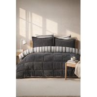 Elart West Comfort Uyku Seti Çift Kişilik 195x215 Cm Antrasit Elart West Comfort Uyku Seti Çift Kişilik 195x215 Cm Antrasit