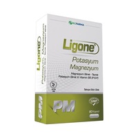 Ligone Potasyum Magnezyum 60 Kapsül X2 Adet Ligone Potasyum Magnezyum 60 Kapsül X2 Adet