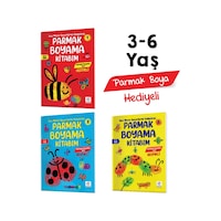 Parmak Boyama Kitabım Seti 3-6 Yaş Parmak Boyama Kitabım Seti 3-6 Yaş