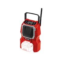 Einhell TC-RA 18 Li BT - Solo Akülü Radyo - 3408017 Einhell TC-RA 18 Li BT - Solo Akülü Radyo - 3408017