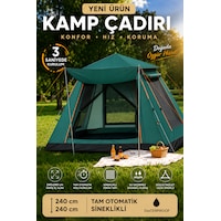 6 Kişilik Otomatik Kurulumlu Kamp Çadırı Sineklikli & 1000 Mm Su Geçirmez Outdoor Çadır Bej Haki 6 Kişilik Otomatik Kurulumlu Kamp Çadırı Sineklikli & 1000 Mm Su Geçirmez Outdoor Çadır Bej Haki