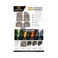 Peugeot E-2008 2024-2027 Model Uyumlu Enerji Gri 5d Havuzlu Paspas Yumuşak Kaymaz Taban Peugeot E-2008 2024-2027 Model Uyumlu Enerji Gri 5d Havuzlu Paspas Yumuşak Kaymaz Taban