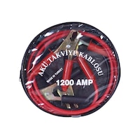 Akü Takviye Şarj Kablosu 1200 Amper 2 M Taşıma Çantalı Akü Takviye Şarj Kablosu 1200 Amper 2 M Taşıma Çantalı