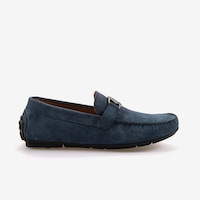 Mocassini Tokalı Erkek Loafer M584 Kot Mavi Süet Mocassini Tokalı Erkek Loafer M584 Kot Mavi Süet