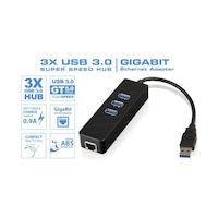 Alfais 4263 Usb 3.0 To Ethernet Gigabit Rj45 3 Port Hub Çoklayıcı Alfais 4263 Usb 3.0 To Ethernet Gigabit Rj45 3 Port Hub Çoklayıcı