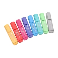 Faber-Castell Fosforlu Kalem Seti 8’li Pastel Renkler Faber-Castell Fosforlu Kalem Seti 8’li Pastel Renkler