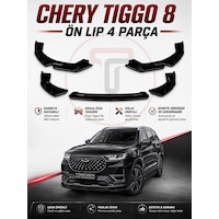 Türkmen Chery Tiggo 8 Ön Lip 4 Parça Türkmen Chery Tiggo 8 Ön Lip 4 Parça