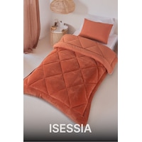 Lüks Wellsoft Çift Taraflı Yumuşak 4 Mevsim Konfor Yorgan Seti Yorgan Uyku Seti 155 X 215 Cm Kiremit Lüks Wellsoft Çift Taraflı Yumuşak 4 Mevsim Konfor Yorgan Seti Yorgan Uyku Seti 155 X 215 Cm Kiremit