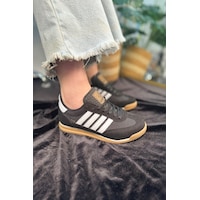 Unisex Ortopedik Spor Ayakkabı Şeritli Bağcıklı Alçak Düz Kaymaz Taban Hafif Yürüyüş Sneaker 1595 Siyah - Beyaz Unisex Ortopedik Spor Ayakkabı Şeritli Bağcıklı Alçak Düz Kaymaz Taban Hafif Yürüyüş Sneaker 1595 Siyah - Beyaz