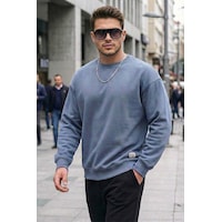 Buratti Regular Fit Bisiklet Yaka Pamuklu Içi Tüylü Yumuşak Şardonlu Erkek Sweat 5905255 Koyu Gri Buratti Regular Fit Bisiklet Yaka Pamuklu Içi Tüylü Yumuşak Şardonlu Erkek Sweat 5905255 Koyu Gri
