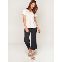 Faik Sönmez Straight Fit Örme Capri 00057 001 Faik Sönmez Straight Fit Örme Capri 00057 001