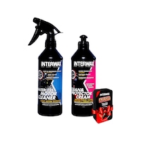 Interwax 2'li Set Torpido Parlatıcı Krem ve Susuz Motor Temizleyi Interwax 2'li Set Torpido Parlatıcı Krem ve Susuz Motor Temizleyi