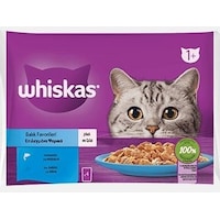 Whiskas Somonlu ve Ton Balıklı Yetişkin Kedi Maması 13 Paket 52 Adet 4 x 85 G Whiskas Somonlu ve Ton Balıklı Yetişkin Kedi Maması 13 Paket 52 Adet 4 x 85 G