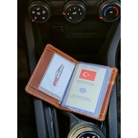 Otohousse Hakiki Deri Ruhsatlık Erkek Kadın Cüzdan Açık Kahverengi Otohousse Hakiki Deri Ruhsatlık Erkek Kadın Cüzdan Açık Kahverengi