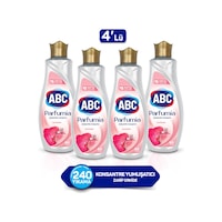 ABC Parfumia Konsantre Çamaşır Yumuşatıcısı Zarif Orkide 4 x 1440 ML