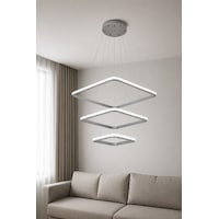 AvizeGO Melo 3'lü Led Sarkıt Avize Beyaz Işık Gri AvizeGO Melo 3'lü Led Sarkıt Avize Beyaz Işık Gri