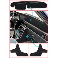 Renault Broadway R9 /11 Torpido Koruyucu Ön Gösterge Panel Örtüsü & Vites Orta Konsol Yan Halı Siyah Renault Broadway R9 /11 Torpido Koruyucu Ön Gösterge Panel Örtüsü & Vites Orta Konsol Yan Halı Siyah