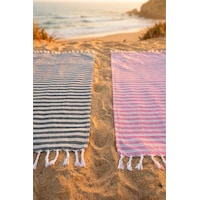 Zeynep Tekstil Stripe 2 Adet 75x150 Cm Plaj Havlusu Peştemal Havlu Renkli