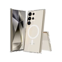 Buff Galaxy Uyumlu S24 Ultra Magsafe Air Hybrid Şeffaf Kılıf Buff Galaxy Uyumlu S24 Ultra Magsafe Air Hybrid Şeffaf Kılıf