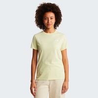 The North Face W Evolution Simple Dome Slm Short Sleeve Kadın T-shirt-32633 Sarı The North Face W Evolution Simple Dome Slm Short Sleeve Kadın T-shirt-32633 Sarı