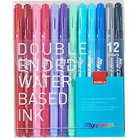 Dong-A My Color 12 Renk 2 Çift Taraflı Keçeli Kalem Dong-A My Color 12 Renk 2 Çift Taraflı Keçeli Kalem