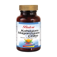 Balen Kalsiyum Magnezyum Çinko 709 MG 90 Kapsül Balen Kalsiyum Magnezyum Çinko 709 MG 90 Kapsül