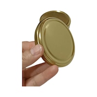 Konserve Kavanoz Kapağı 200 Adet 82mm Altın Kapak Çok Renkli Konserve Kavanoz Kapağı 200 Adet 82mm Altın Kapak Çok Renkli