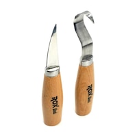 Rox Wood 4505 Ahşap Kaşık Kuksa Oyma Bıçak Seti 2 Parça Rox Wood 4505 Ahşap Kaşık Kuksa Oyma Bıçak Seti 2 Parça