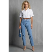Mad Girls Mavi Mom Jean Mg1162 Mad Girls Mavi Mom Jean Mg1162