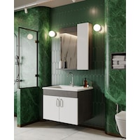 Karen Banyo Gümüş 65 Cm Lavabolu Banyo Dolabı Retro Gümüş-beyaz Lavabo Dahil Gümüş Karen Banyo Gümüş 65 Cm Lavabolu Banyo Dolabı Retro Gümüş-beyaz Lavabo Dahil Gümüş
