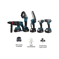 Dawreek Beşli Set MK350 (Budama Testeresi 13 MM Ç.Mandren+S.Sıkma+Ş.Spral+Ş.Hilti) Dawreek Beşli Set MK350 (Budama Testeresi 13 MM Ç.Mandren+S.Sıkma+Ş.Spral+Ş.Hilti)